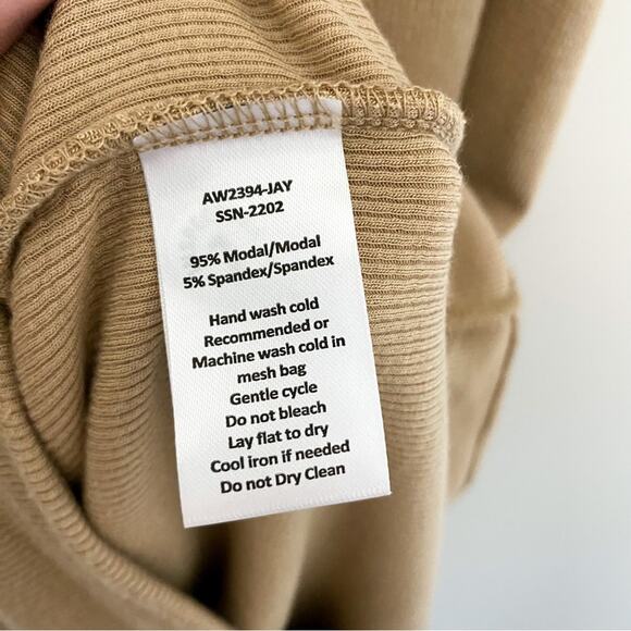 NWT ATM Anthony Thomas Melilla Stretch Modal Ribbed Tank Dress Medium - Picture 6 of 6